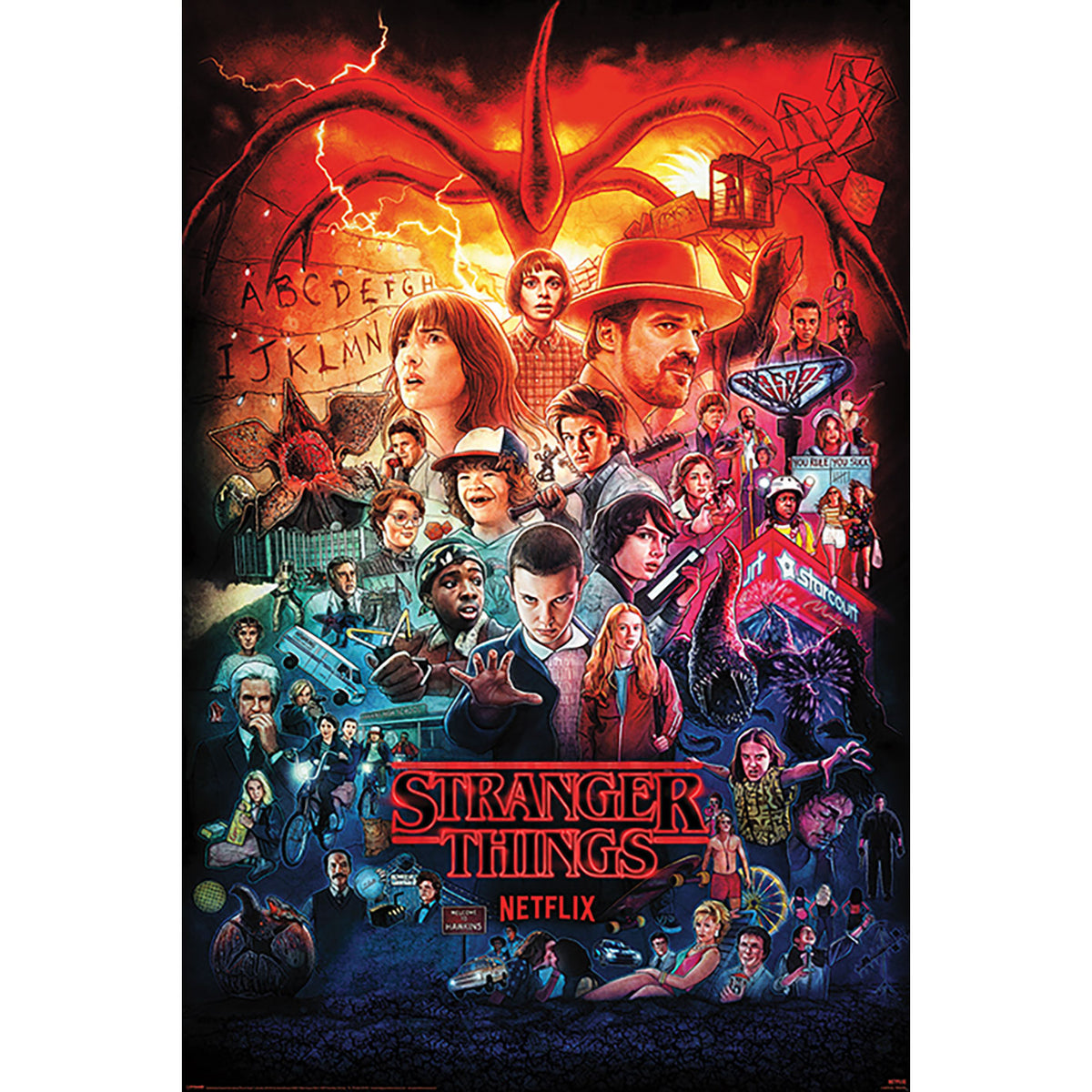 Stranger Things (Seasons Montage) 61x91.5cm Maxi Poster