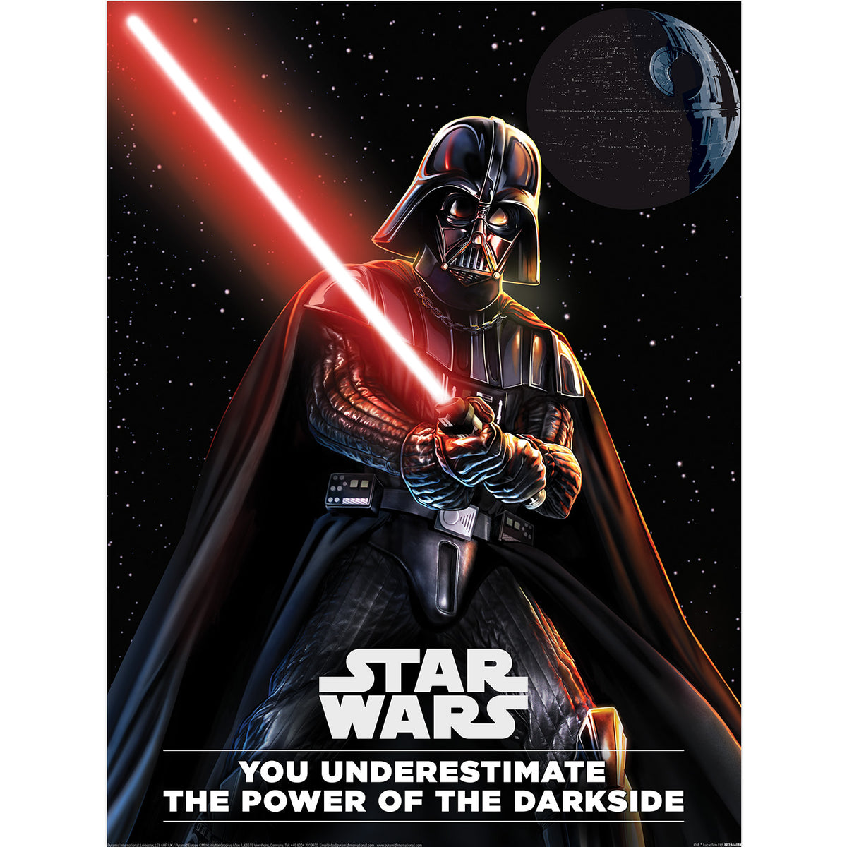 Star Wars (Darth Vader Dark Side Saber) Framed 30x40cm Print
