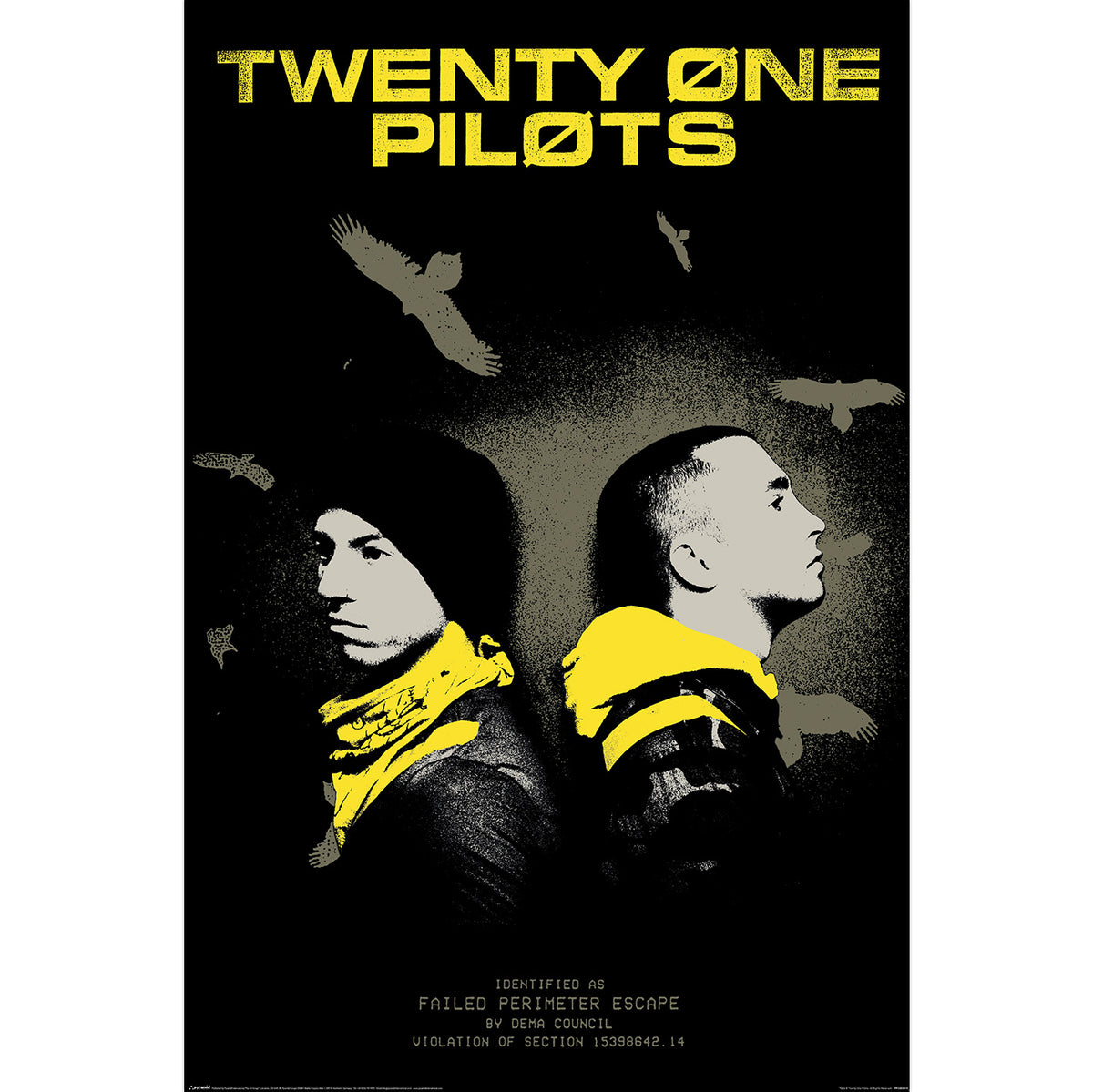 Twenty One Pilots 公式ポスター 21 Pilots (Trench Vultures) 61x91.5cm Maxi Poster – PyramidShop.com