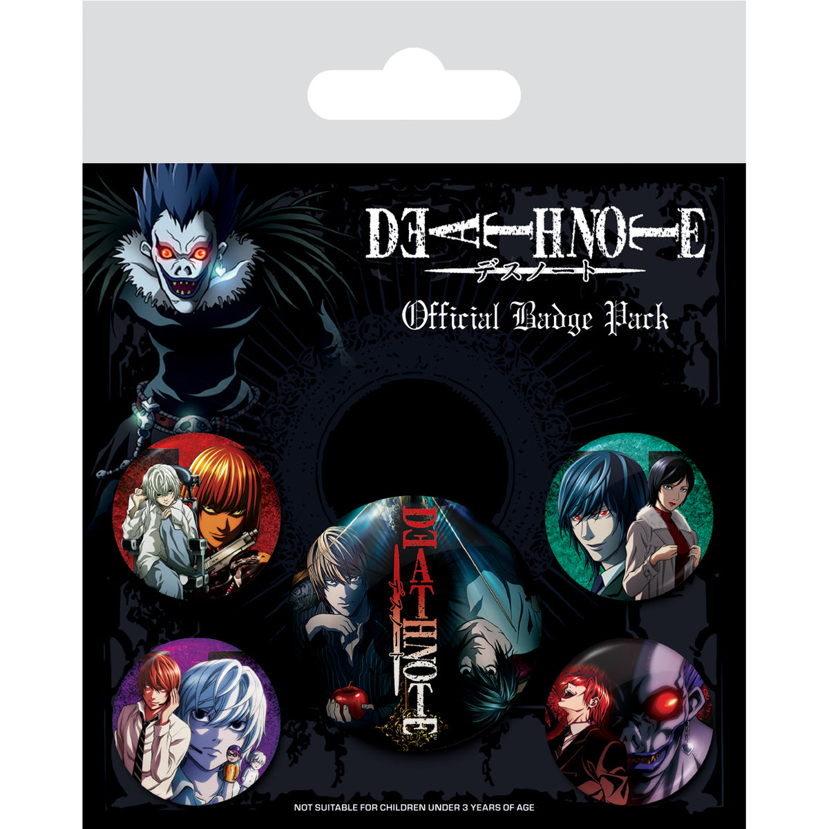 DEATHNOTE デスノート ピンズセット PINS SET ピンバッジ e47dacbe79ed02f24e2e719401605c