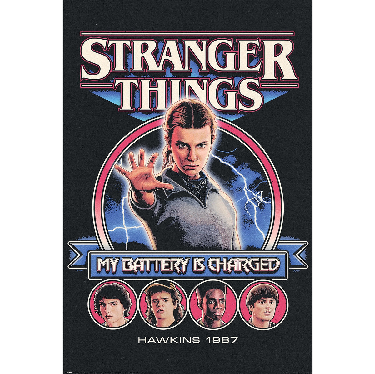 Stranger Things Season 5 (My Battery Is Charged) 61x91 5cm Maxi Poster Stranger Things Season 5 (My Battery Is Charged) 61x91 5cm Maxi Poster