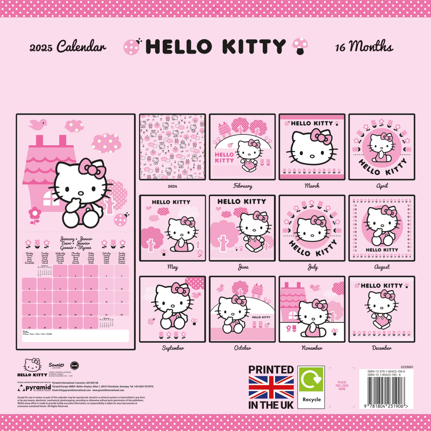 Hello Kitty Official 2025 Calendar – PyramidShop.com hello-kitty-official-2025-calendar-pyramidshop-com
