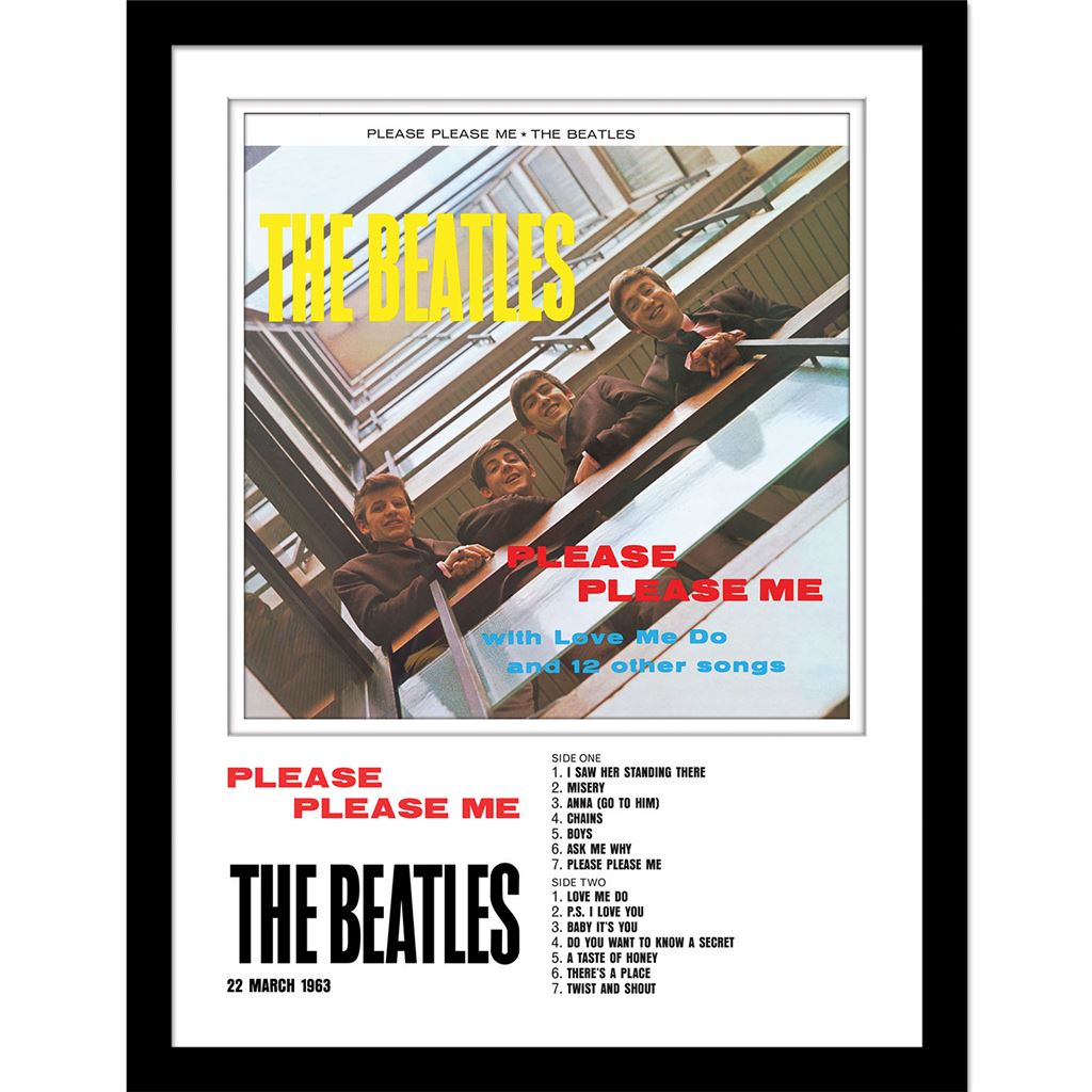 The Beatles (Please Please Me) Framed 30x40cm Print – PyramidShop.com