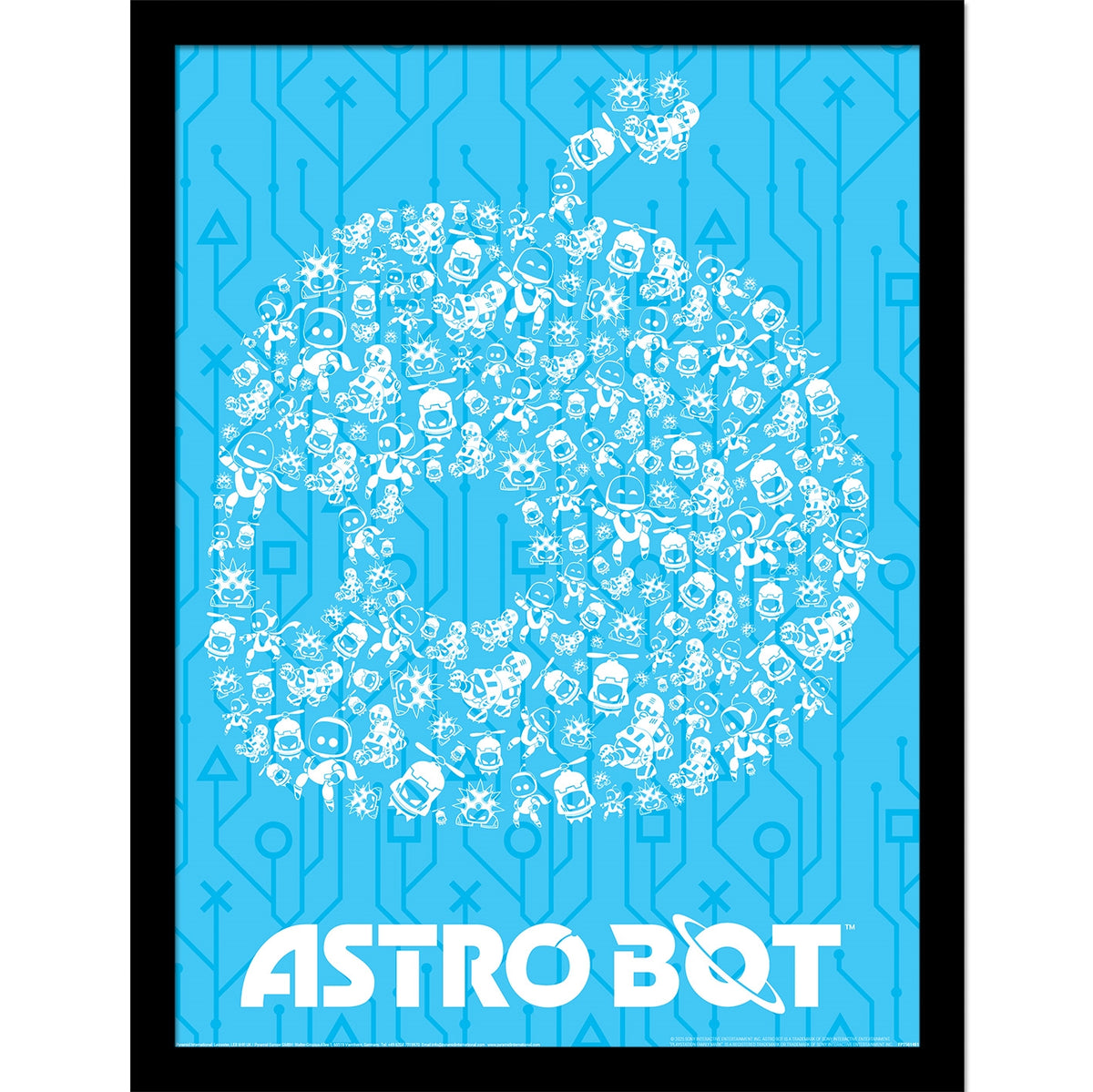 PlayStation Astro Bot (Mosaic) Framed 30x40cm Print – PyramidShop.com