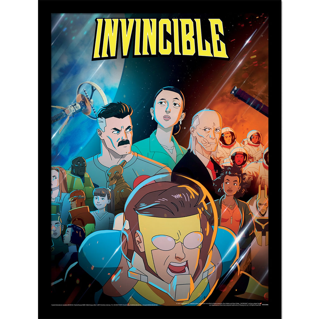 Invincible (Group) Framed 30x40cm Print – PyramidShop.com