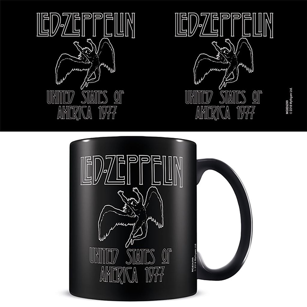 Led Zeppelin (Icarus) 11oz/315ml Black Ceramic Mug – PyramidShop.com