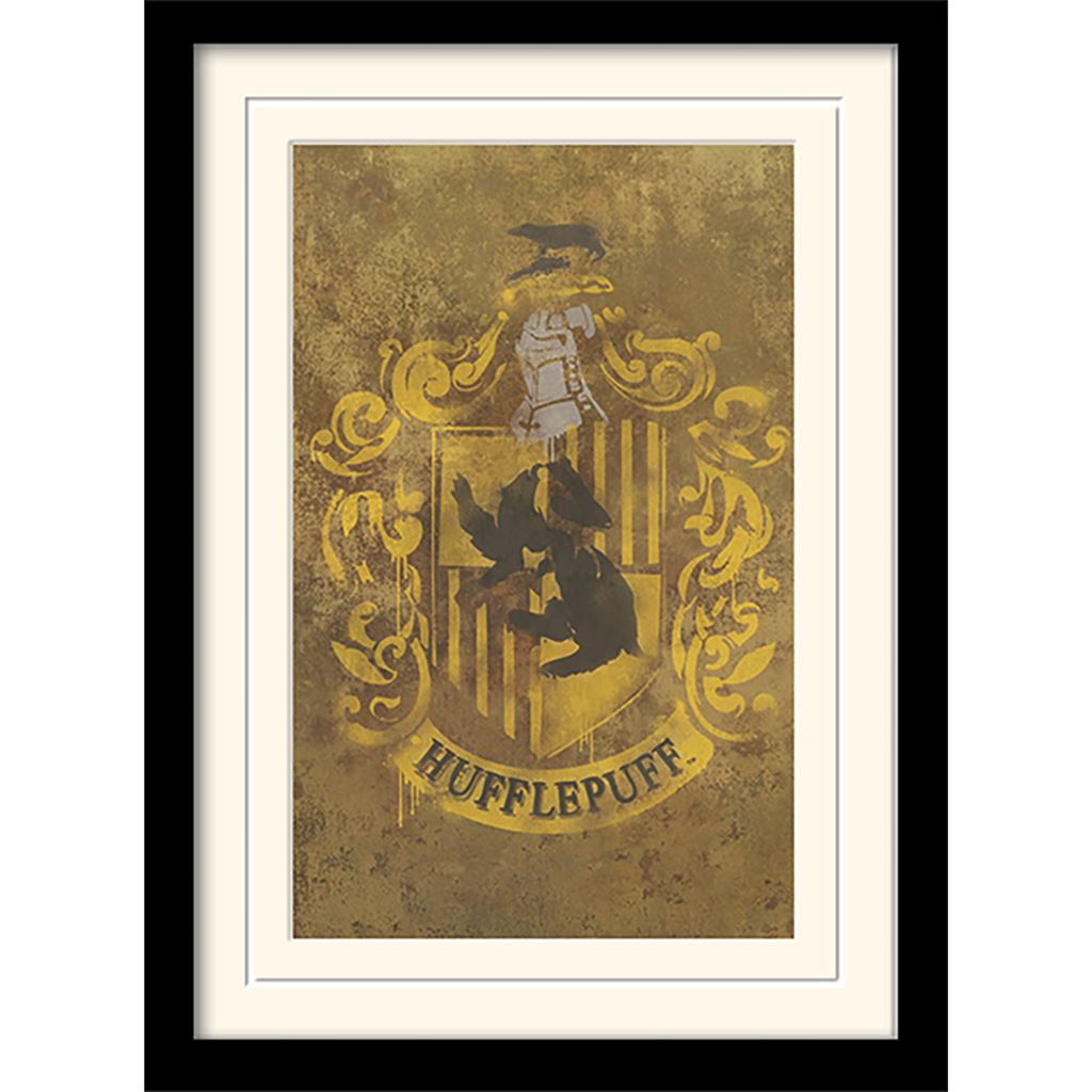 Harry Potter (Hufflepuff Crest) Framed 30x40cm Print with Mount ...